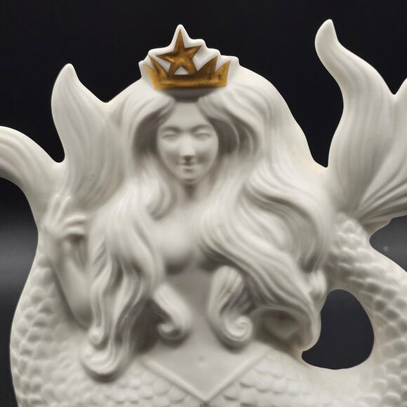 Starbucks Mermaid Sculpture Ceramic Siren Statue 2016 Limited Edition Rare - Picture 2 of 8